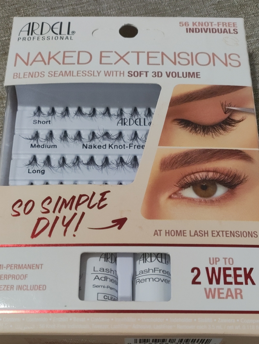 Ardell Naked Extensions Knot-Free Individual Lashes - Black